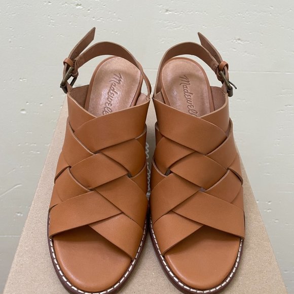 Madewell Cindy Sandal - leather slingback size 7 - Picture 2 of 7